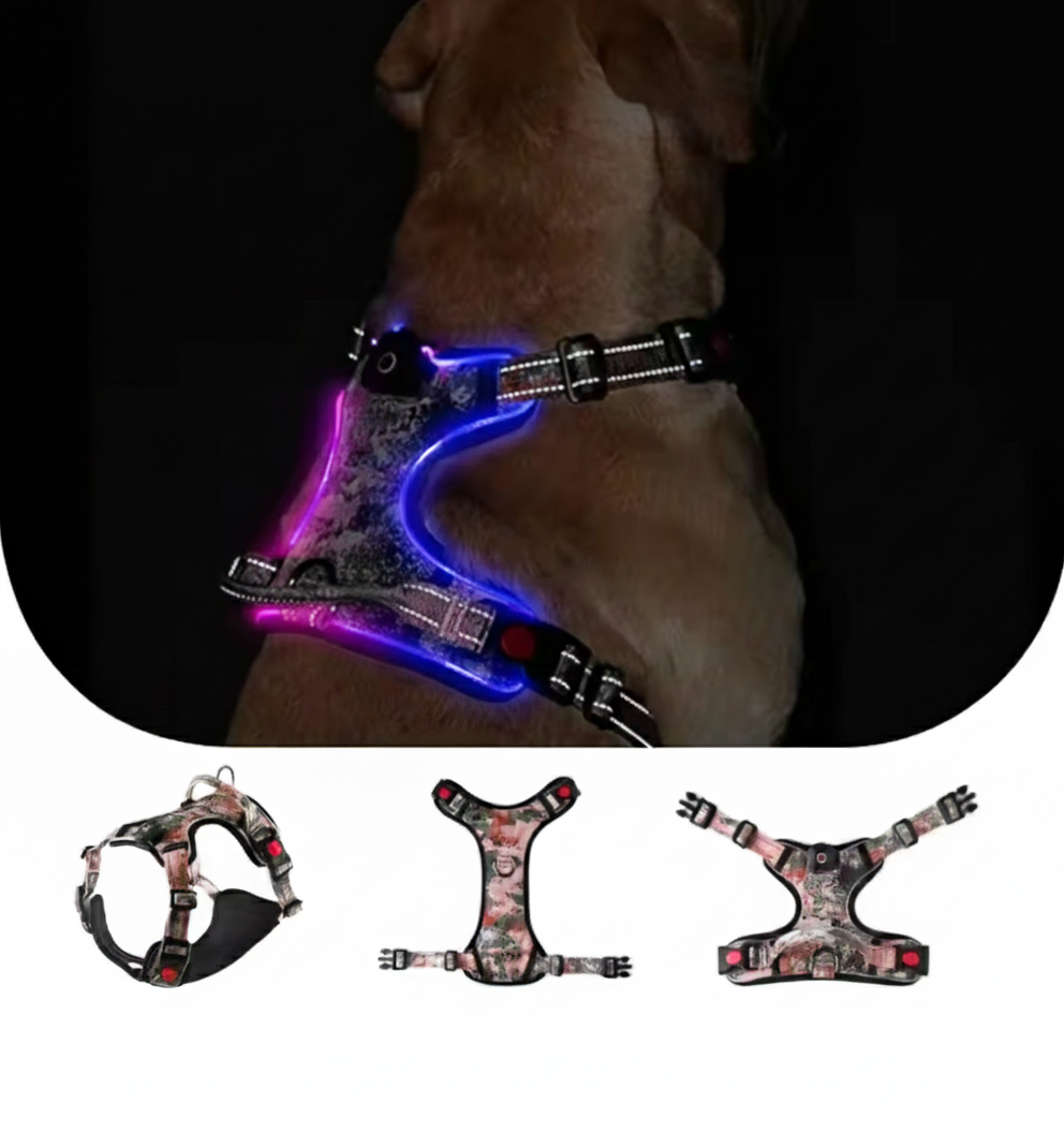 BrightPaws LED Dog Harness