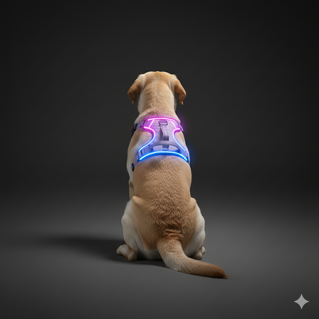 BrightPaws LED Dog Harness
