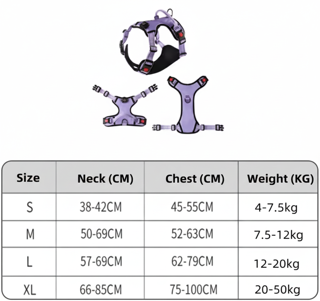 BrightPaws LED Dog Harness