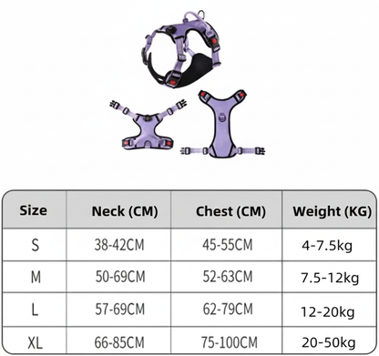 BrightPaws LED Dog Harness